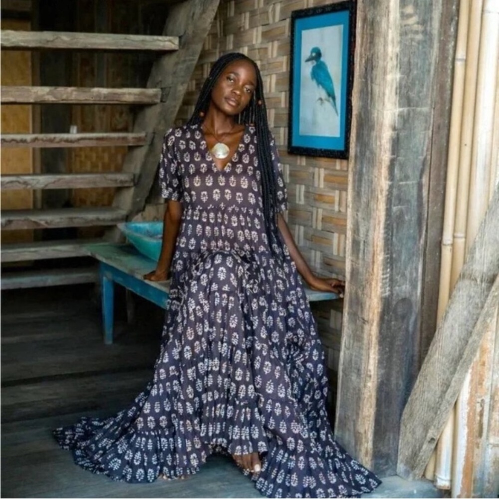daughters of india chaaya maxi dress size xs so beautiful!